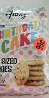 Cantidad de azúcar en birthday cake bite sized cookies