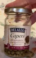 入っている砂糖の量 Capers Nonpareil in brine