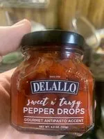入っている砂糖の量 Delallo, sweet n tangy pepper drops