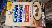 Количество сахара в Cream of wheat, whole grain hot cereal