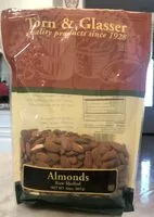 चीनी की मात्रा Almonds