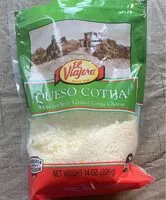 Cantidad de azúcar en Queso Cotija