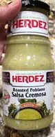 入っている砂糖の量 Roasted poblano salsa cremo