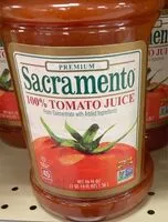 चीनी की मात्रा Tomato juice