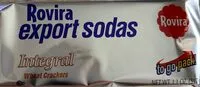 Sucre et nutriments contenus dans Riviera export sodas