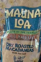 含糖量 Dry roasted macadamias