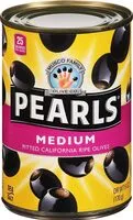 Cantidad de azúcar en Musco ripe pitted medium black olives