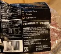 Jumlah gula yang masuk Peppered salami