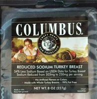 Suhkru kogus sees Reduced Sodium Turkey Breast