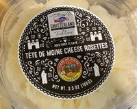 Cantidad de azúcar en Têtê de moine cheese rosettes