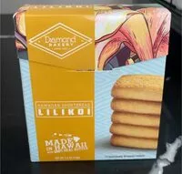 Cantidad de azúcar en Lilikoi hawaiian shortbread cookies
