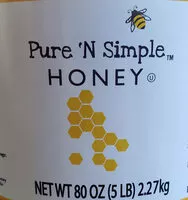 中的糖分和营养成分 Pure n simple