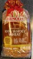 Amount of sugar in 100% whole wheat bread
