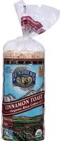 Sokerin määrä sisällä Family farms organic cinnamon toast rice cake