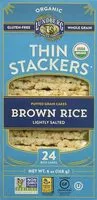 İçindeki şeker miktarı Family farms thin stackers brown rice lightly