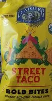 İçindeki şeker miktarı Organic street taco bold bite-sized tortilla chips, street taco