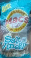 Количество сахара в pork rinds salt and vinegar