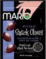 चीनी की मात्रा Foods pitted snack olives