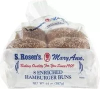 İçindeki şeker miktarı Hamburger Buns