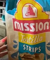含糖量 Sea salt tortilla strips, sea salt