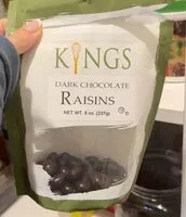चीनी की मात्रा dark chocolate raisins