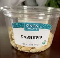 चीनी की मात्रा Organic Cashews