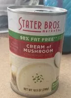 İçindeki şeker miktarı Cream of mushroom condensed soup