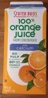 İçindeki şeker miktarı Orange Juice From Concentrate
