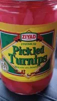 Cantidad de azúcar en Pickled turnips