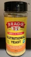 入っている砂糖の量 nutritional yeast