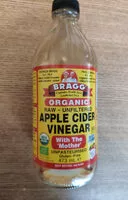 入っている砂糖の量 Organic Apple Cider Vinegar