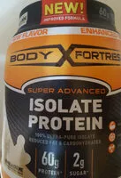 Sugar and nutrients in Body fortress