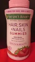 Sucre et nutriments contenus dans Nature s bounty