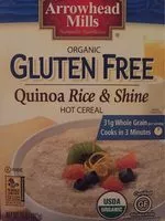 Suhkru kogus sees Quinoa Rice & Shine Hot Cereal