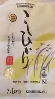 Suhkru kogus sees Koshihikari