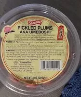 Jumlah gula yang masuk pickled plums