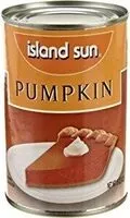 Suhkru kogus sees Island Sun Pumpkin Solid Pack, 15-Ounce