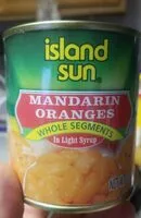 Suhkru kogus sees Mandarin Oranges