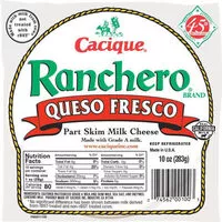 Jumlah gula yang masuk Ranchero queso fresco