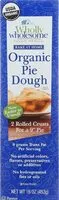 Suhkru kogus sees Organic Pie Dough