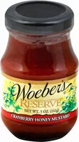 İçindeki şeker miktarı Cranberry honey mustard