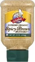İçindeki şeker miktarı Organic Spicy Brown Mustard
