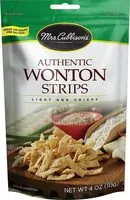 İçindeki şeker miktarı Won ton strips