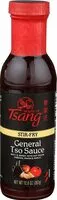 Sokerin määrä sisällä General tso sauce