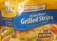 Sokerin määrä sisällä Grilled Chicken Breast Strips