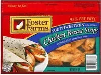 Sokerin määrä sisällä Southwestern Seasoned Chicken Breast Strips