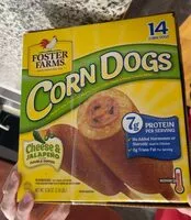 Sokerin määrä sisällä Corm Dogs