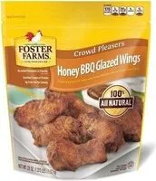 Sokerin määrä sisällä Crowd pleasers honey bbq glazed chicken wing