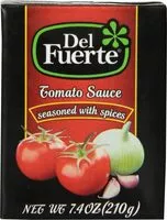 Jumlah gula yang masuk Tomato sauce seasoned with spices