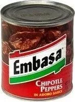 Cantidad de azúcar en Chipotle peppers in adobo sauce